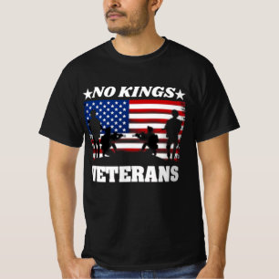 Veterans No Kings - Patriotic Veterans Day 2025 T-Shirt