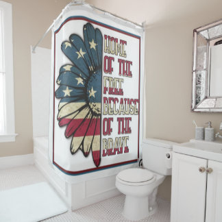 Veteran's Remembrance and Honour Shower Curtain