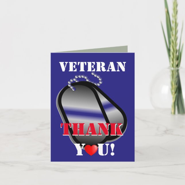 Veterans Thank You Card (Front)