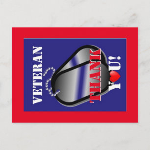 Veterans Thank You Postcard