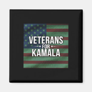 Veterans Voting For Kamala Harris 2024 Magnet