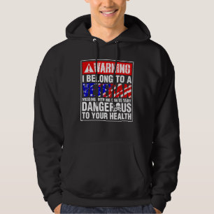Veteran's Wife Belong To A Veteran Memorial Day Pa Hoodie