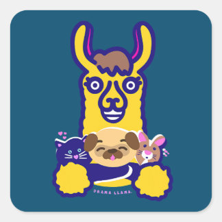 Veterinarian Animal Who Loves Dog Square Sticker