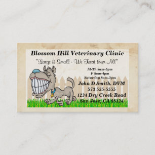 Veterinarian Business Card