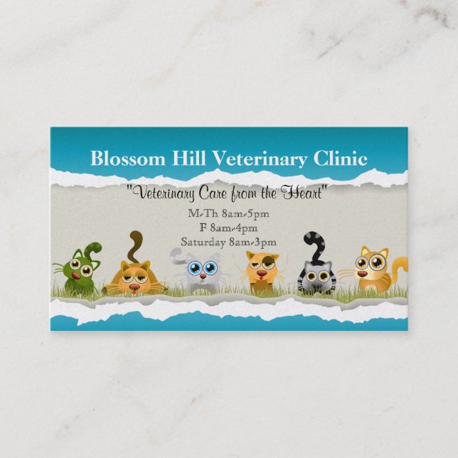 Veterinarian Business Card (Front)