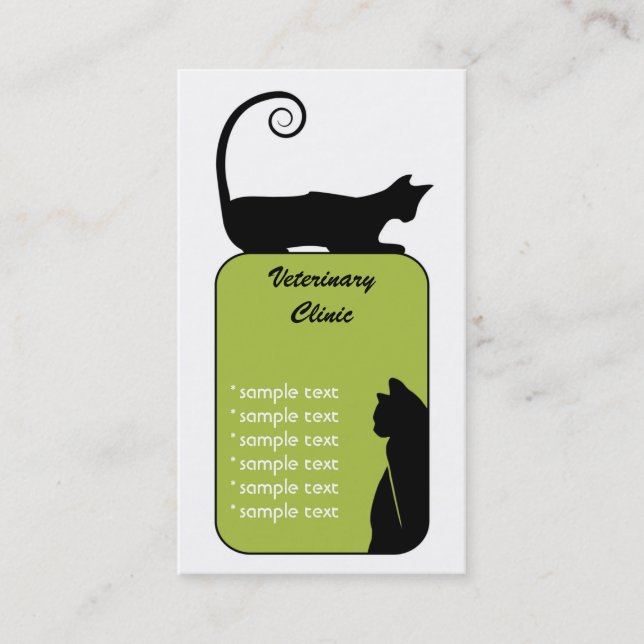 Veterinarian Business Card (Front)