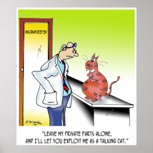 Veterinarian Cartoon 9480 Poster