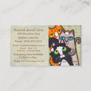 Veterinarian / Cat Lover's Business Cards