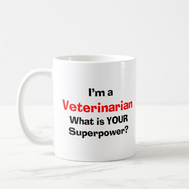 veterinarian coffee mug (Left)