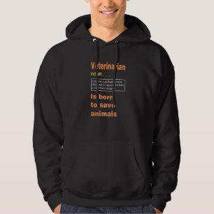 Veterinarian Definition Veterinary Doctor Vet Vet  Hoodie