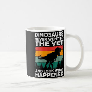 Veterinarian Dinosaur Funny Vet Life Animal Rescue Coffee Mug