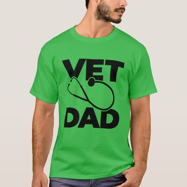 Veterinarian Father gift T-Shirt (Front)