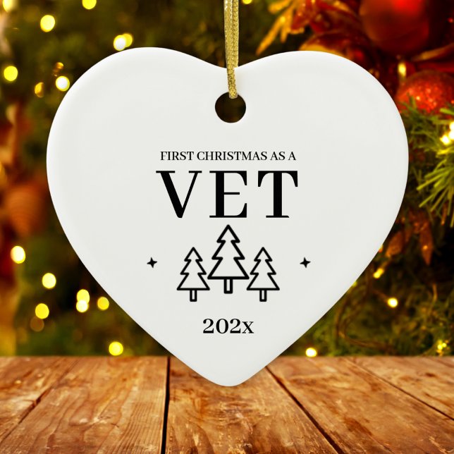Veterinarian First Christmas As A Vet 2024 Ceramic Ornament (Veterinarian First Christmas As A Vet 2024 Ceramic Ornament
)