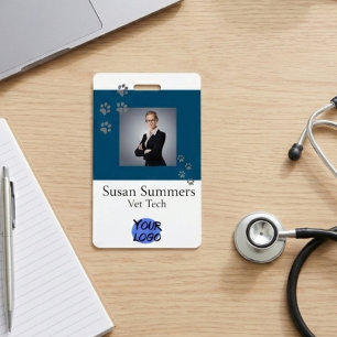 Veterinarian Groomer Pet Dog Cat Business ID Badge