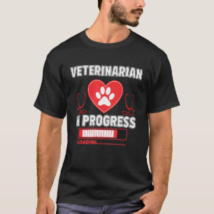 Veterinarian In Progress Future Animal Doctor Pupp T-Shirt