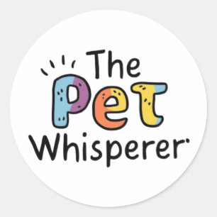Veterinarian in the making classic round sticker