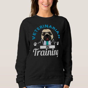 Veterinarian In Training Animal Doctor Future Vet Sweatshirt