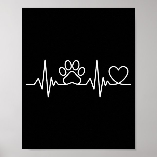 Veterinarian love vet tech  poster (Front)