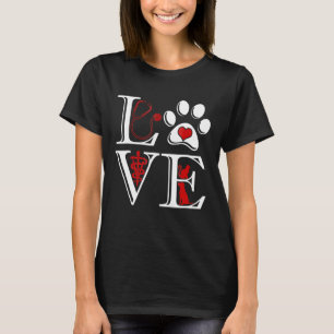 Veterinarian LOVE Veterinary Vet Tech Apparel Cute T-Shirt