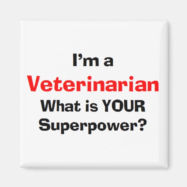 veterinarian magnet (Front)