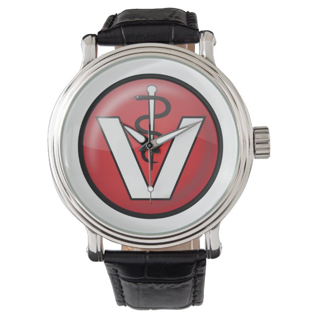 Veterinarian Medical Symbol Watch (Front)