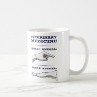 Veterinarian Mug large vs. small animal practice