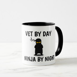 VETERINARIAN NINJA COFFEE MUG