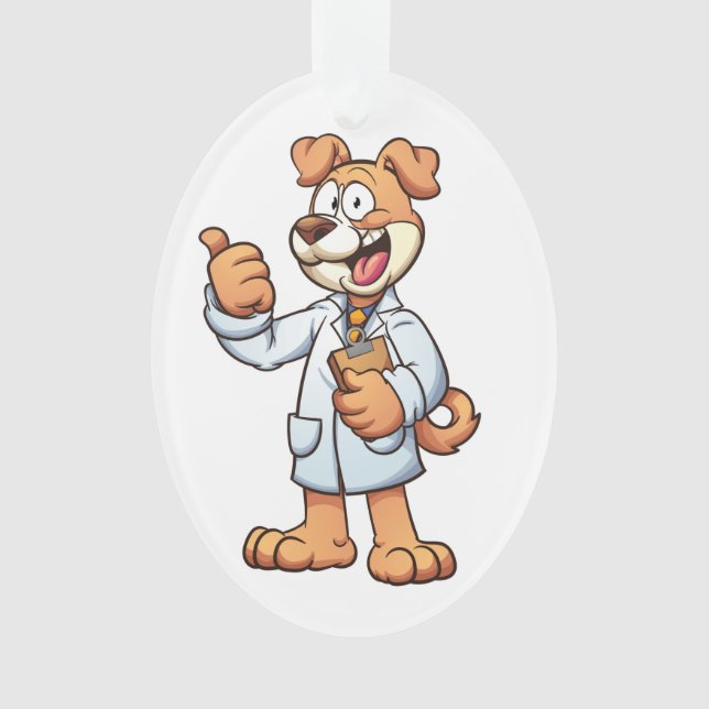 Veterinarian Ornament (Front)