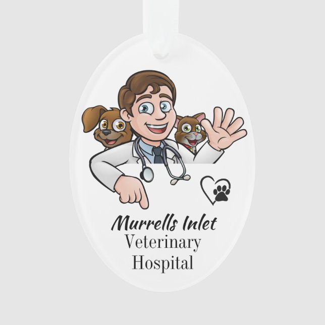 Veterinarian Ornament (Front)