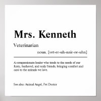 Veterinarian Personalised Gift