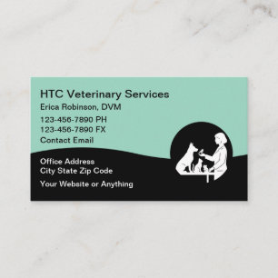 Veterinarian Pet Doctor Business Cards