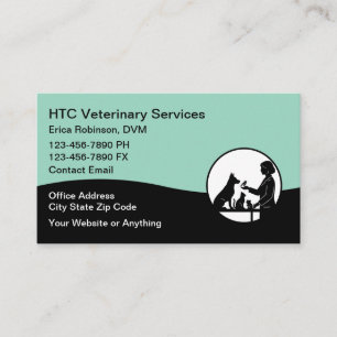 Veterinarian Pet Doctor Business Cards
