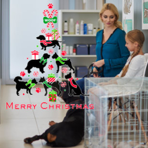 Veterinarian Pet Shop Dog Merry Christmas Tree