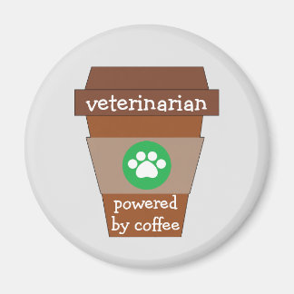 Veterinarian Powered By Coffee Magnet