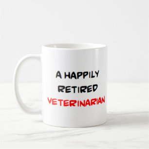 veterinarian retired coffee mug