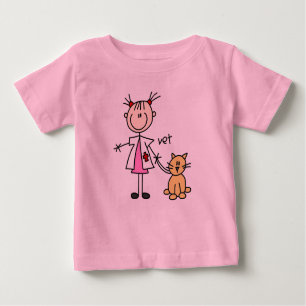 Veterinarian Stick Figure Baby T-Shirt
