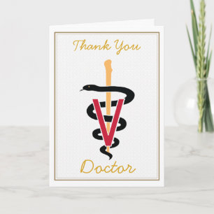 Veterinarian Thank You Card