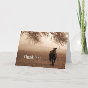 Veterinarian Thank You Sepia Horse
