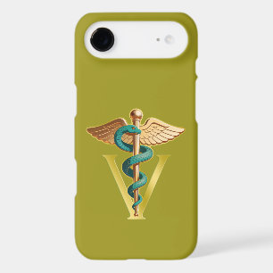 Veterinarian V symbol of Caduceus 1