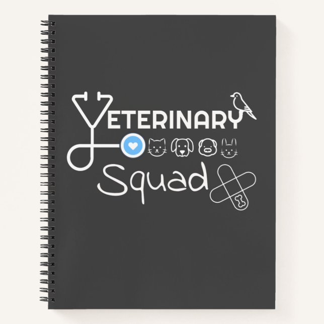 Veterinarian - Veterinary squad Notebook (Front)