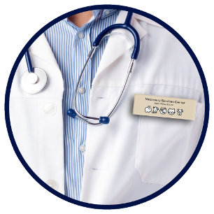 Veterinarian Veterinary Staff Name Tag