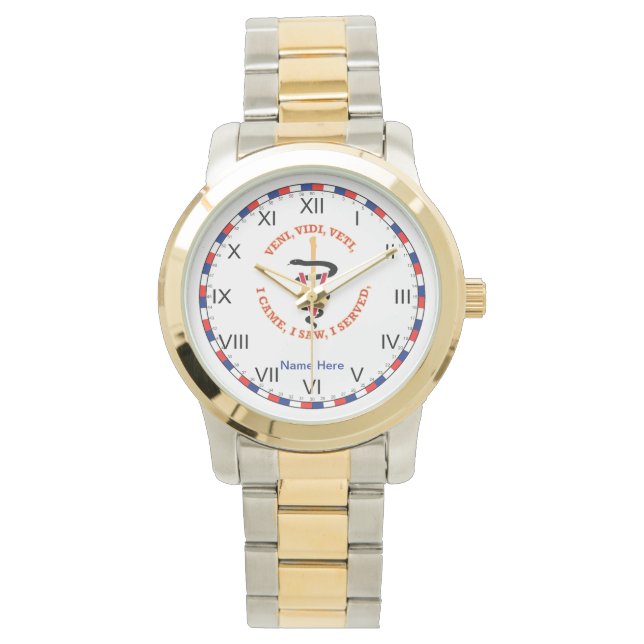 Veterinarian VVV Caduceus Watch (Front)