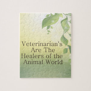 Veterinarians Are Healers Jigsaw Puzzle