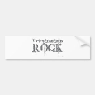 Veterinarians Rock Bumper Sticker