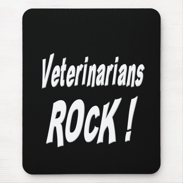 Veterinarians Rock! Mousepad (Front)