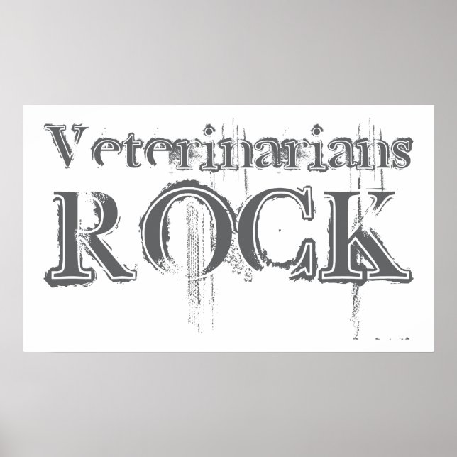 Veterinarians Rock Poster (Front)