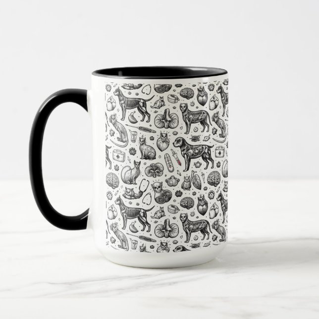 Veterinary Animal Anatomy | Happy Doctor’s Day Mug (Left)