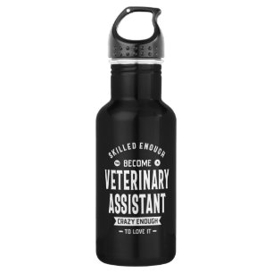 Veterinary Assistant Job Title Gift 532 Ml Water Bottle