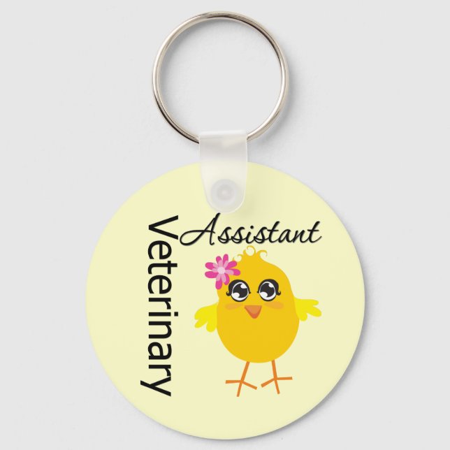 Veterinary Assistant Key Ring (Front)
