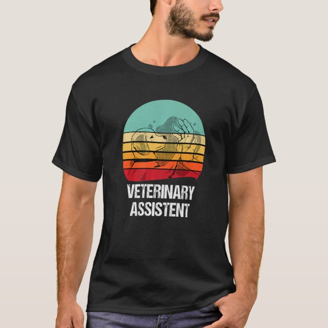 Veterinary Assistent Veterinarian Veterinary Techn T-Shirt (Front)